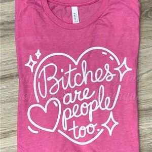 Bella Canvas Pink Short Sleeve Tee, sassy and sarcastic shirt